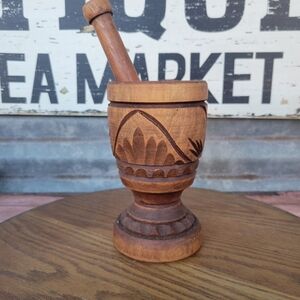 Vintage Handmade Mortar and Pestle